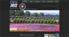 Desktop Screenshot of galeriadivart.com